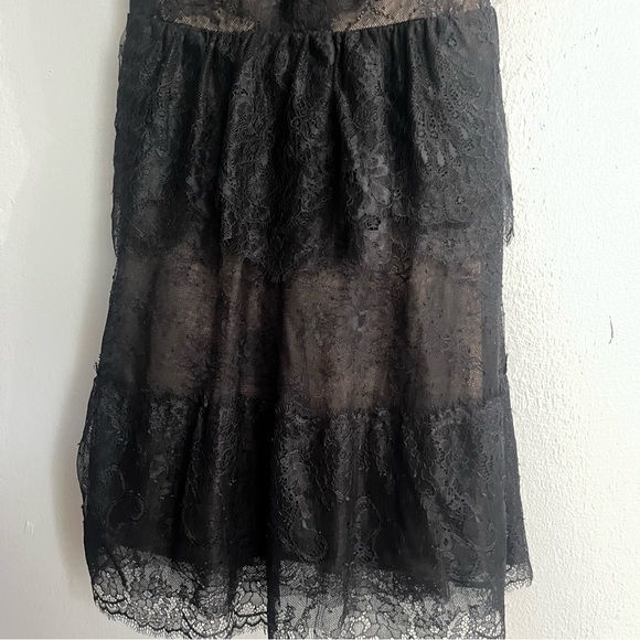 Bcbgmaxazria Willa Lace Black Mini Dress Size S - Picture 10 of 16